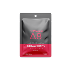 Thin Vitamins Oral Dissolving Strips Delta 8 Strawberry