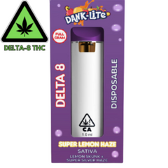 Dank Lite Delta 8 Rechargeable/Disposable Vape - 3 Flavors