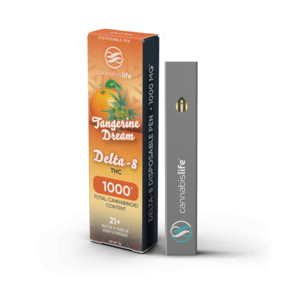 Cannabis Life Tangerine Dream Delta-8 Disposable Pen 1000mg