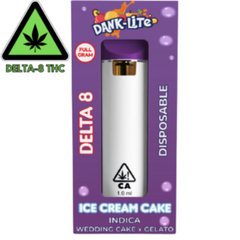 Dank Lite Delta 8 Rechargeable/Disposable Vape - 3 Flavors