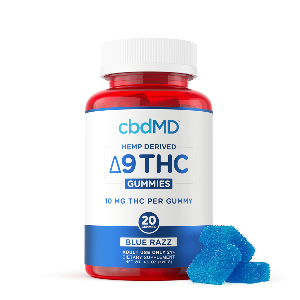 cbdMD Delta-9 THC Gummies 20 Count